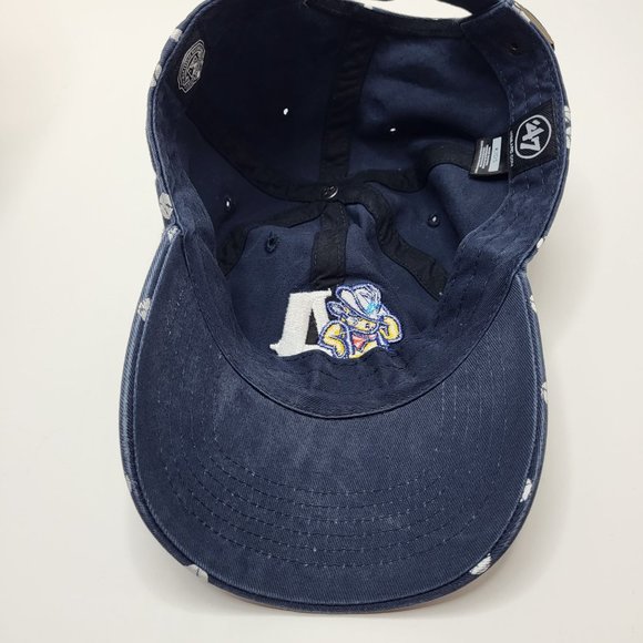 47 Brand Baseball Minor League Cap Adjustable - Kids Hat -Blue - Texas Armadillo - Picture 7 of 11